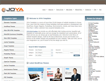 Tablet Screenshot of joyatemplates.com